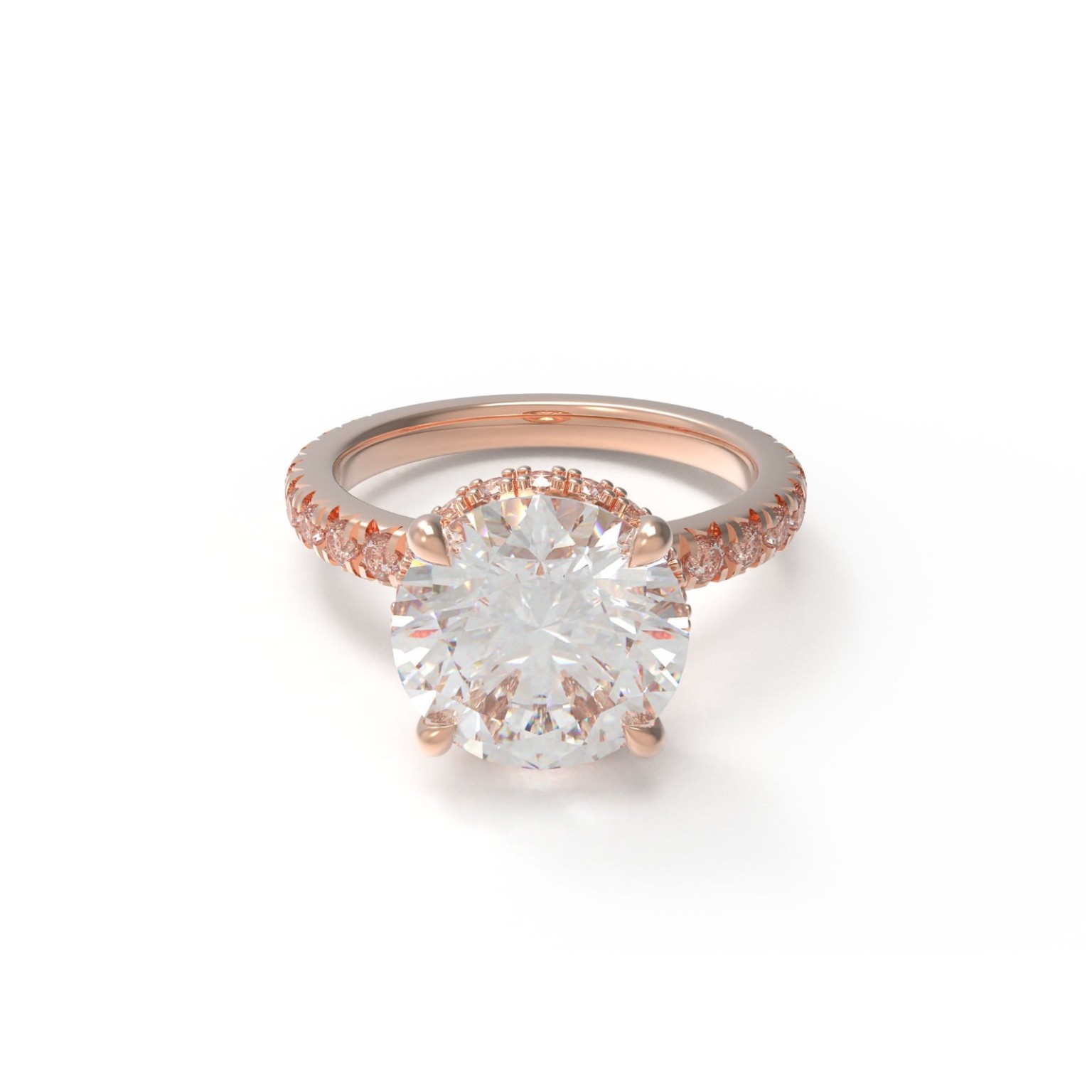 The Round Solitaire jewelry design
